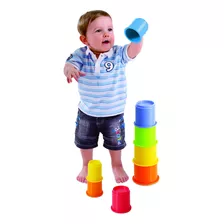 Play My First Year Rainbow Stacking Cups Juguetes Para Bebes