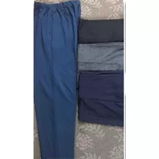 2 Pantalones De Buzo Recto Hombre, Algodón.