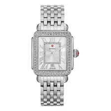 Michele Deco Madison Reloj De Diamantes De Acero Inoxidable 