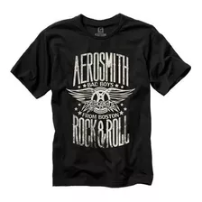 Camiseta Aerosmith Rock N Roll Camiseta De Bandas Rock