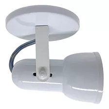 Spot B1 Simples Copinho Pvc 1x E27 Led Bulbo Branco