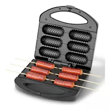 Crepeira Pratic Mondial Crepe Hot Dog Queijo Coalho Cor Preto/inox 220v