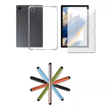 Capa Tpu + Película + Caneta Para Galaxy Tablet A8 X200 X205