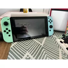 Nintendo Switch Edición Animal Crossing+accesorios+juego