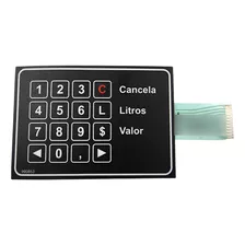 Teclado Bomba Tokheim Presset Com Seta - Cód 563