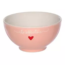 Bowl L'amour Em Porcelana Rosa 440ml - Hauskraft