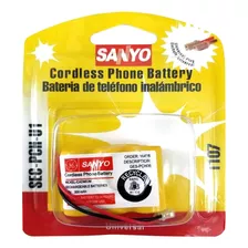 Pila Batería Recargable Sanyo 2/3 Aa 3,6v 300mah Telefonía