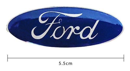 Emblema Centro De Volante Ford 5.5cm Foto 2