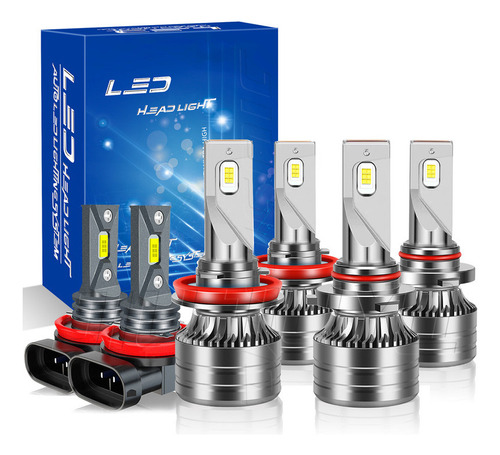 Kit De Faros Led H4 40000lm Para Toyota Alta/baja Canbus Toyota Camry