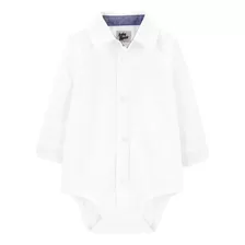 Body Tipo Camisa De Algodón Blanco Oshkosh 1o813210
