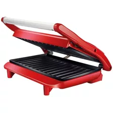 Grill E Sanduicheira Panini Pgr155 Antiaderente Lenoxx 220v Cor Vermelho