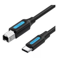 Vention - Cabo Usb C Impressora Usb B Para Macbook Dell 1m