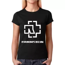 Camisas Femininas Bandas Rock - Rammstein - 100% Algodão