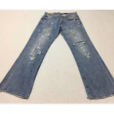 Calça Jeans Casual Abercrombie & Fitch Tamanho 40 Estonada 