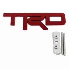 Emblema Trd Rojo Parrilla Toyota Tacoma Tundra Hilux Rav4 Fj