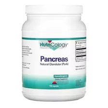 Nutricology | Páncreas | Glandular Natural (cerdo) | 720vcap