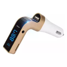 Receptor Bluetooth Usb Auto Microfono Manos Libres Fm 8 En 1