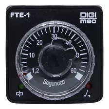 Rele De Tempo 48x48mm Fte-1 60seg. 24-220v Digimec