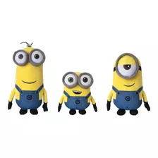 Pack Peluche Minions Original Tamaño Chico 30 Cm