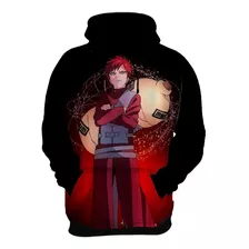 Blusa Moletom Casaco Gaara Naruto Anime Mangá Serie 02