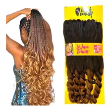 Jumbo Boho Wave Brais 400g Trança Cachos Black Beauty-oferta