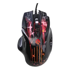 Mouse Gamer Jogos 2400 Dpi 8 Botões Óptico Com Fio Led Rgb