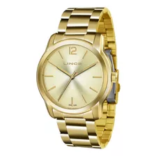 Relogio Lince Feminino Lrg4447l C2kx Dourado Analogico