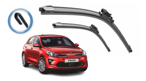 Limpiaparabrisas Para Kia Rio 2018 Hatchback O Sedan Foto 2