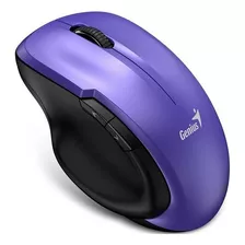 Mouse Genius Ergonomico 8200s Inalambrico Purpura Violeta