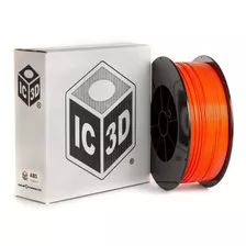 Ic3d Filamento De Impresora 3d Abs Naranja De 0.112 in