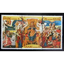 Grecia Arte, Serie Sc. 1381a Navidad 1980 Mint L9400