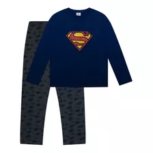 Pijama Hombre Superman Heroe Oscuro Dc