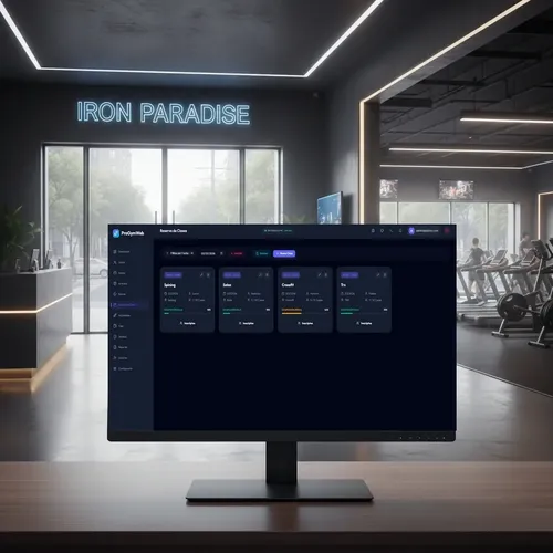 Reloj Control De Acceso Para Gimnasio Con Software Progym Negro - imagen 2