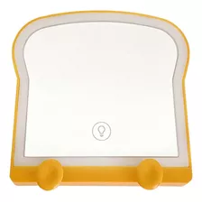 Espejo Tostada Con Luz Led 14 Cm X 14,5 Cm - Unica