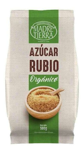 Azucar Rubio Madre Tierra 500g Organico 