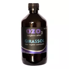  Óleo Girassol Ozonizado Concentrado 500ml Ozônio Vidro