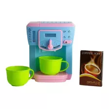 Brinquedo Cafeteira Kit Chef C/ Luz E Som Etitoys Bq-025 Cor Azul