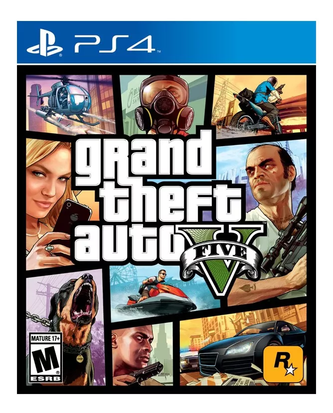 Grand Theft Auto V Standard Edition Rockstar Games Ps4 Físico