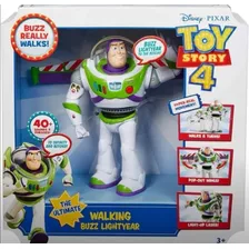 Toy Story4 Buzz Lightyear Camina, Habla 40 Frases Y Sonidos