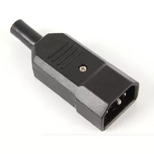 Conector Ficha 3c Power Pc Interlock Macho Sin Cable X25