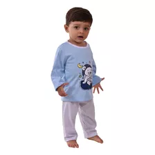 Pijama Infantil Longo Menina Menino Bebê Verão Barato Roupas