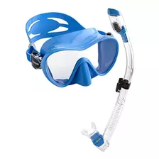 Cressi Scuba Diving Snorkeling Kit - Máscara De Apnea Y Tubo