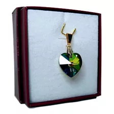 Pingente Cristal Swarovski Vitrail Medium 1,4 Folh. A Ouro