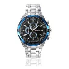 Reloj Curren 8023slbl Plateado Hombre