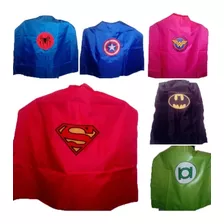 Capas Superheroes Niños Recordatorio Fiestas Infantil