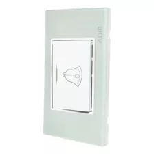 Placa Con Timbre Linea Tiffany Cristal Aqua