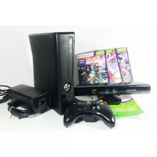 Xbox 360 Slim + Hd 250gb Com Vários Títulos 2 Controles Veja