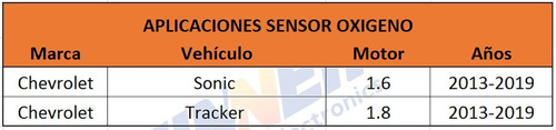 Sensor Oxigeno Chevrolet Sonic Tracker Posicion 1 Foto 7