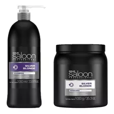 Shampoo + Mascara Matizador Violeta Issue Silver Blonde 1lt