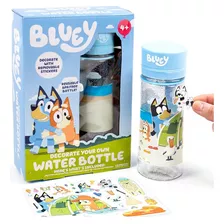 Termo De Agua Para Niños Bluey Con Stickers